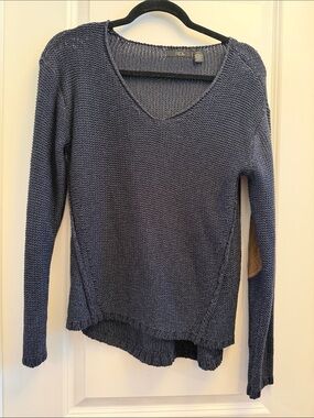 RDI Navy V-Neck Knit Sweater